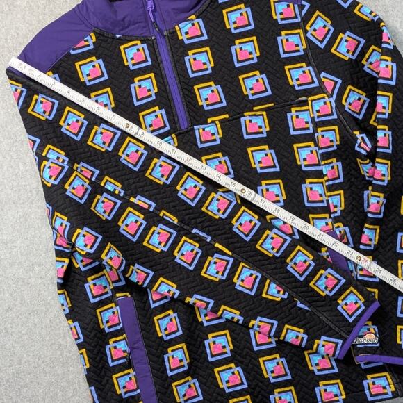 NWT Chubbies Out of the Box Quilted Quarter Zip Pullover Mens M Multicolor - Picture 9 of 11